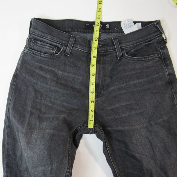 Hollister Epic Flex Men's Washed Black Slim Straight Jeans Size W30 L30 - Picture 11 of 14